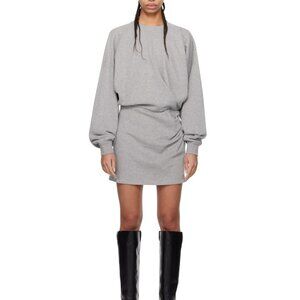 Isabel Marant Etoile NWT Samuela Gray Sweatshirt Dress Sz 40, 8 US